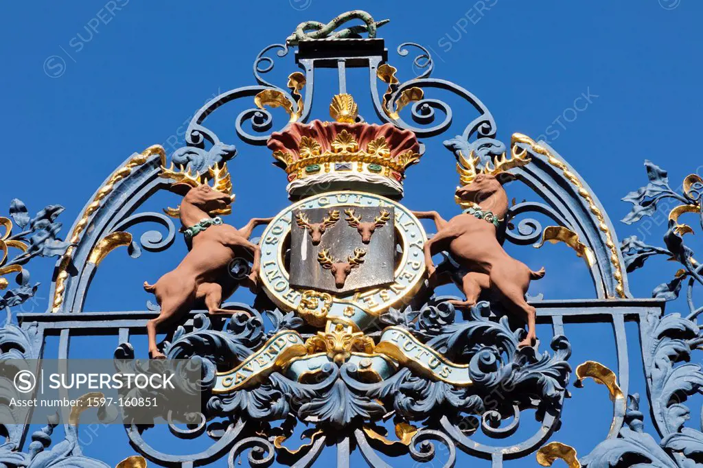 UK, United Kingdom, Great Britain, Britain, England, London, Green Park, Coat of Arms, Park, Parks