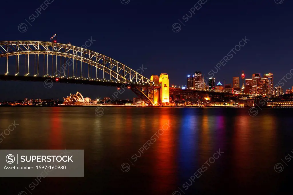 Sydney opuses House, Harbour bridge, opera, opera_house, bridge, harbour, port, water, highlight, place of interest, landmark, Sydney, city, town, cit...