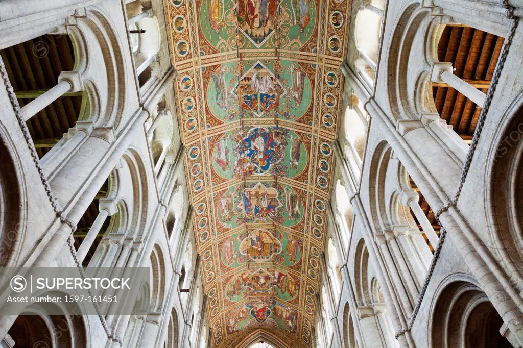 UK, United Kingdom, Great Britain, Britain, England, Europe, Cambridgeshire, Ely, Ely Cathedral, Cathedral, Cathedrals, Jesus, Jesus Christ, Interior