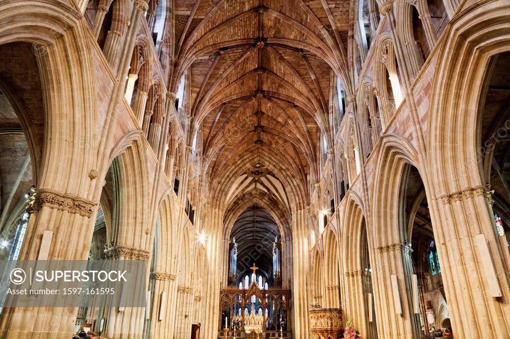 UK, United Kingdom, Great Britain, Britain, England, Europe, Worcestershire, Worcester, Worcester Cathedral, Cathedral, Cathedrals, Interior