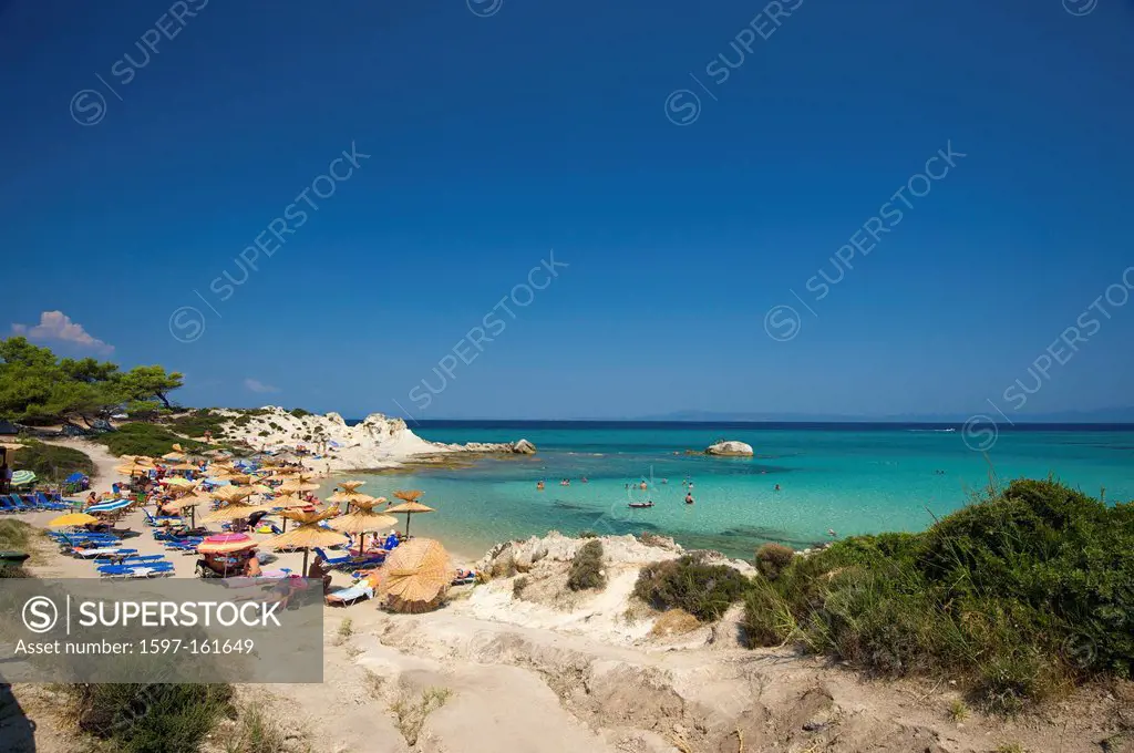 Chalkidiki, Greece, Halkidiki, Travel, vacation, Europe, European, day, Portokali Beach, Kavourotypes, Sithonia, beach, seashore, beaches, seashores, ...