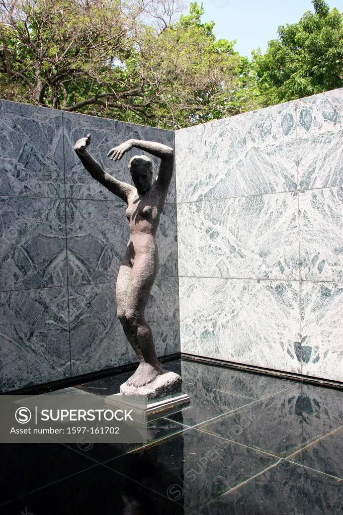 Spain, Barcelona, architecture, Rottenly van the raw, Barcelona pavilion, figure, wall
