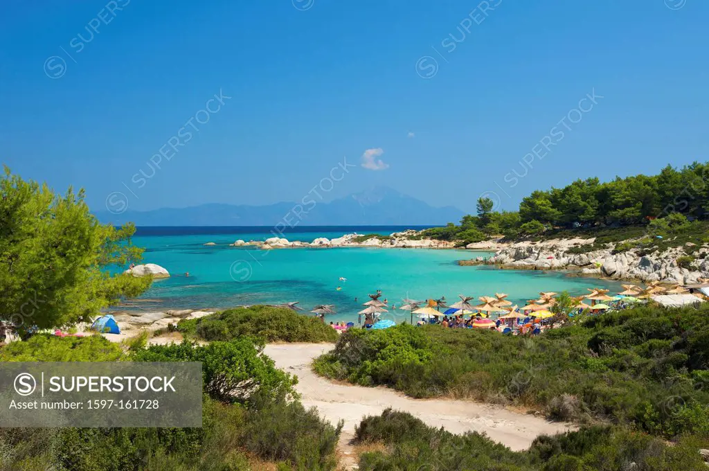 Chalkidiki, Greece, Halkidiki, Travel, vacation, Europe, European, day, Karidi Beach, Vouvourou, Sithonia, sand beach, sand beaches, beach, seashore, ...