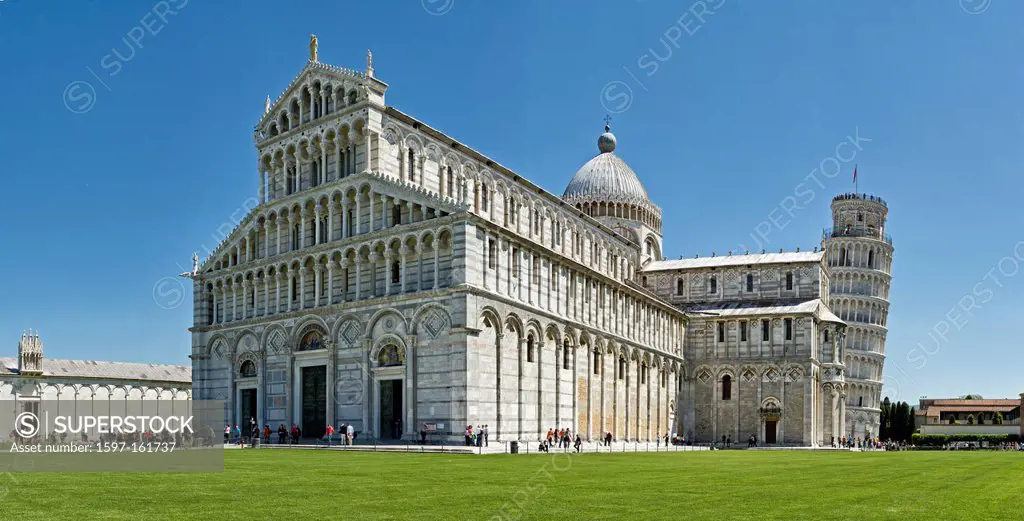 Pisa, Italy, Europe, Tuscany, Toscana, skew tower, rook, tower, rook, cathedral, dome, cathedral, tourism