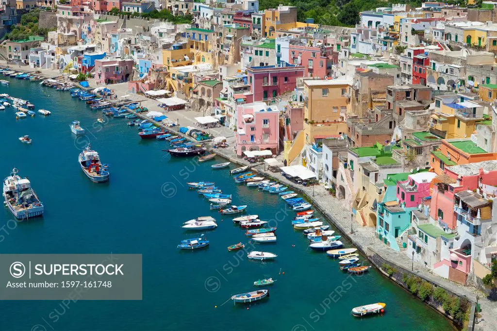 Marina Corricella, Bay of Naples, Marina Corricella, Bay of Naples, Procida Island, Bay of Naples, Campania, Italy