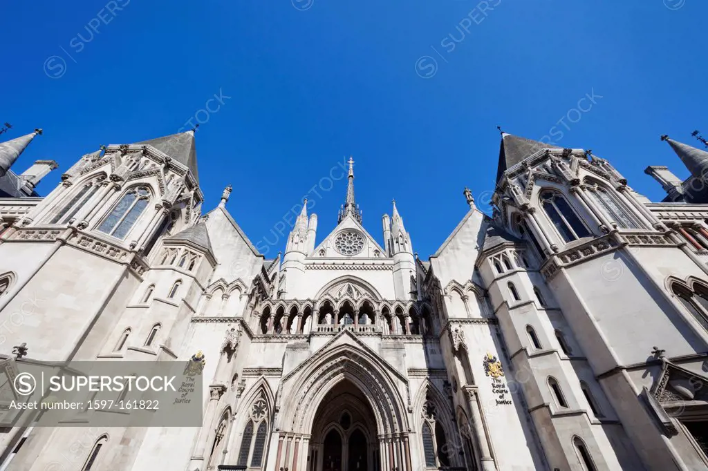 UK, United Kingdom, Great Britain, Britain, England, Europe, London, The Strand, Strand, Royal Courts of Justice