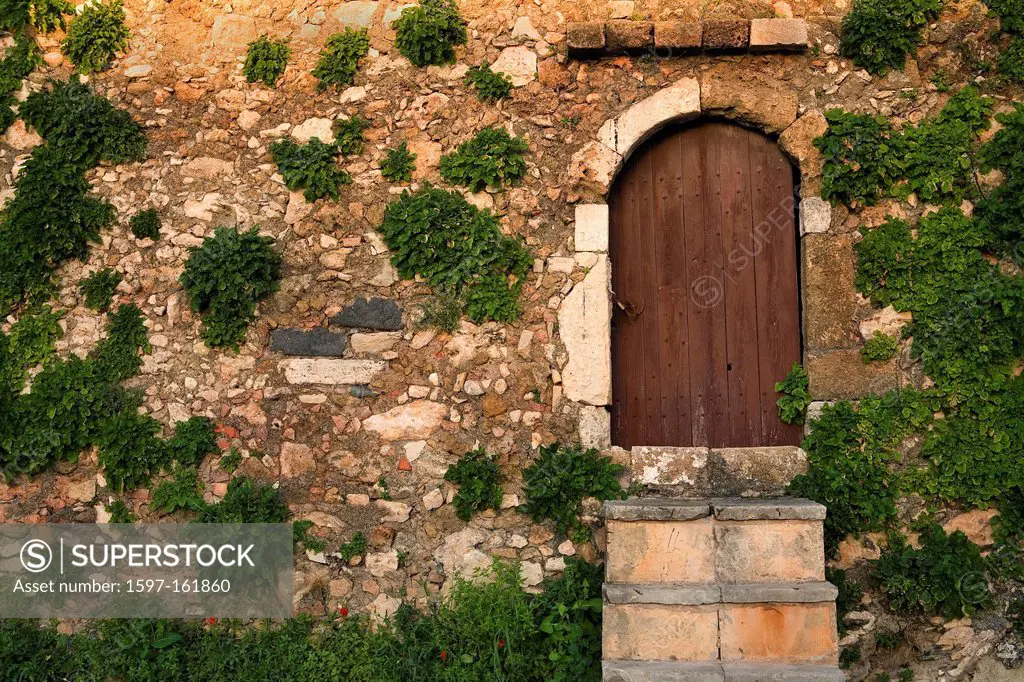door, structure, horizontal, Chania, Old Town, Crete, Greece, Europe, old, antique