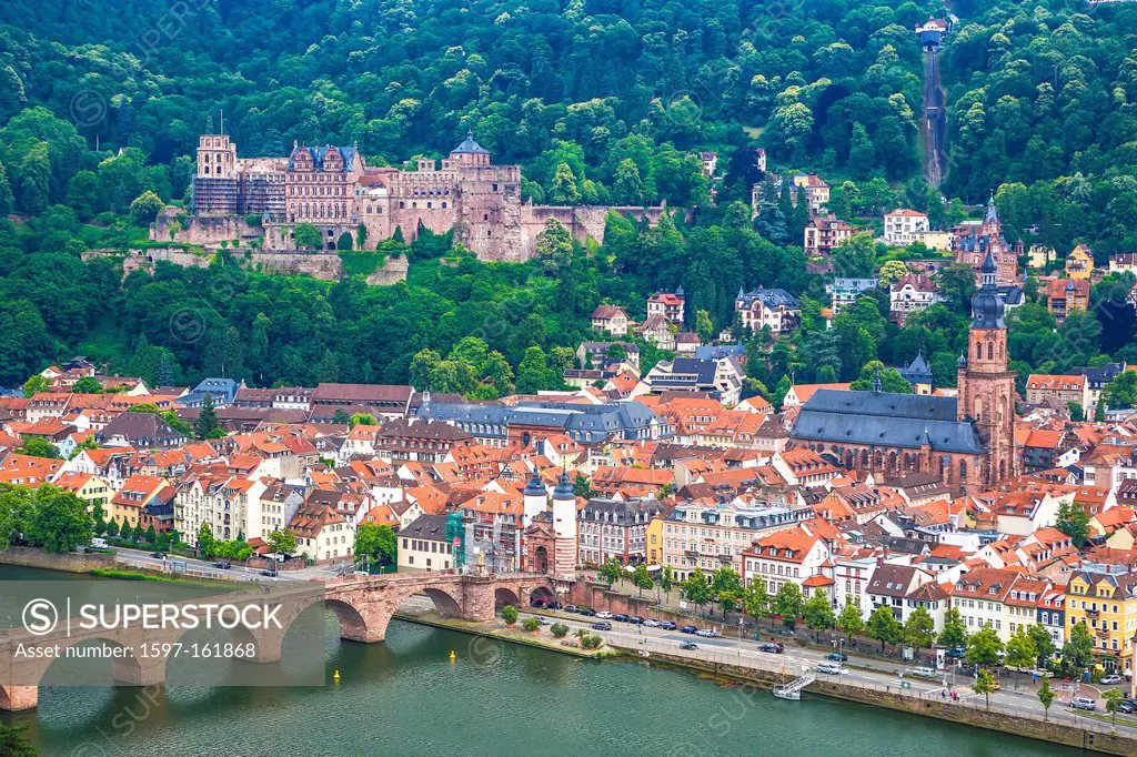 Germany, Europe, travel, Heidelberg, Karl_Theodor Bridge, Heidelburg, Castle, architecture, bridge, castle, city, river, tourism, university