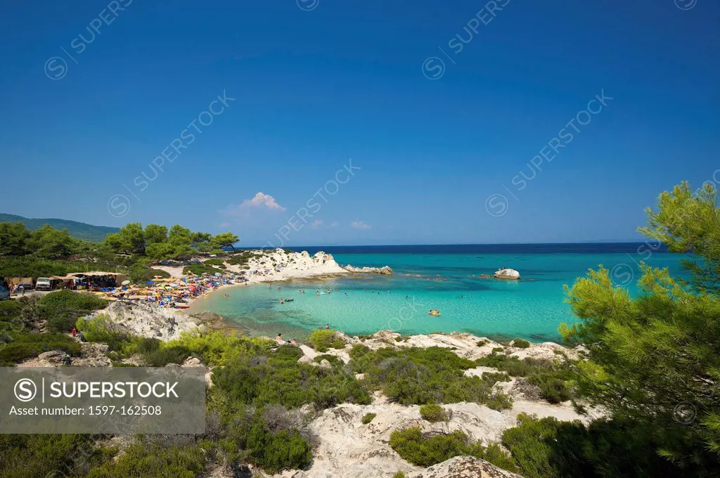 Chalkidiki, Greece, Halkidiki, Travel, vacation, Europe, European, day, Portokali Beach, Kavourotypes, Sithonia, beach, seashore, beaches, seashores, ...