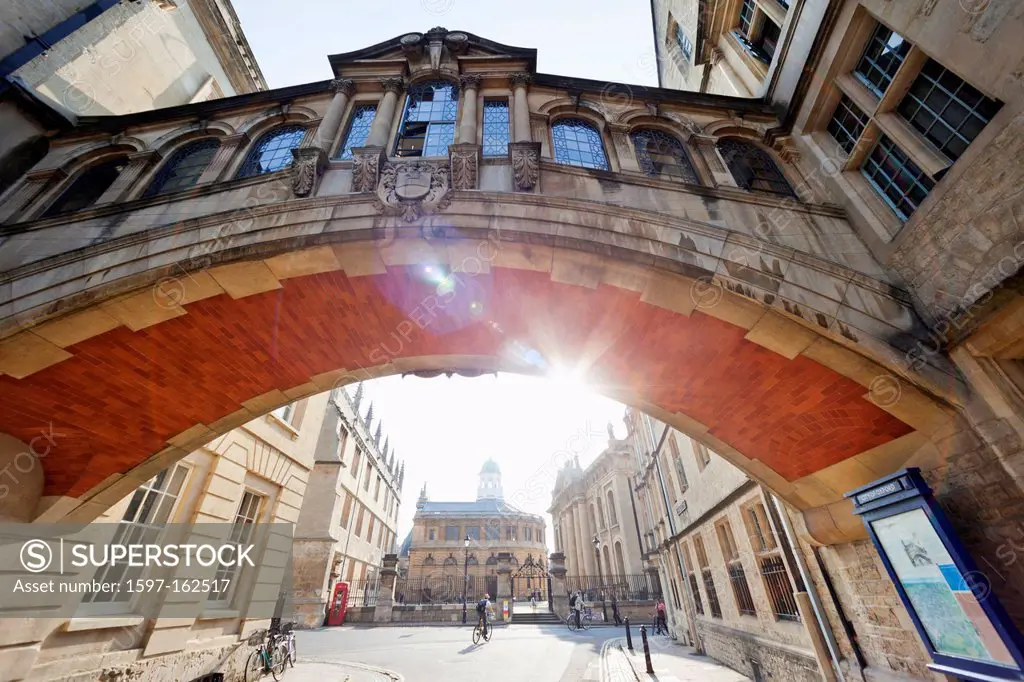 UK, United Kingdom, Great Britain, Britain, England, Europe, Oxfordshire, Oxford, Oxford University, New College Lane, Hertford College, Hertford Brid...