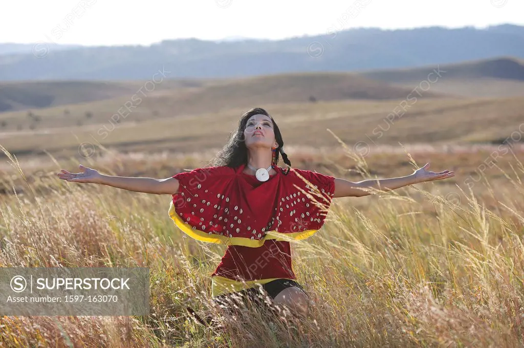Junal Gerlach, Standing Rock Sioux tribe, Black Hills, South Dakota, USA, United States, America, North America, , native indian, indian, woman