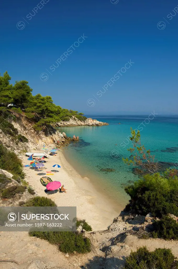 Chalkidiki, Greece, Halkidiki, Travel, vacation, Europe, European, day, Kavourotypes Beach, Sithonia, sand beach, sand beaches, beach, seashore, beach...
