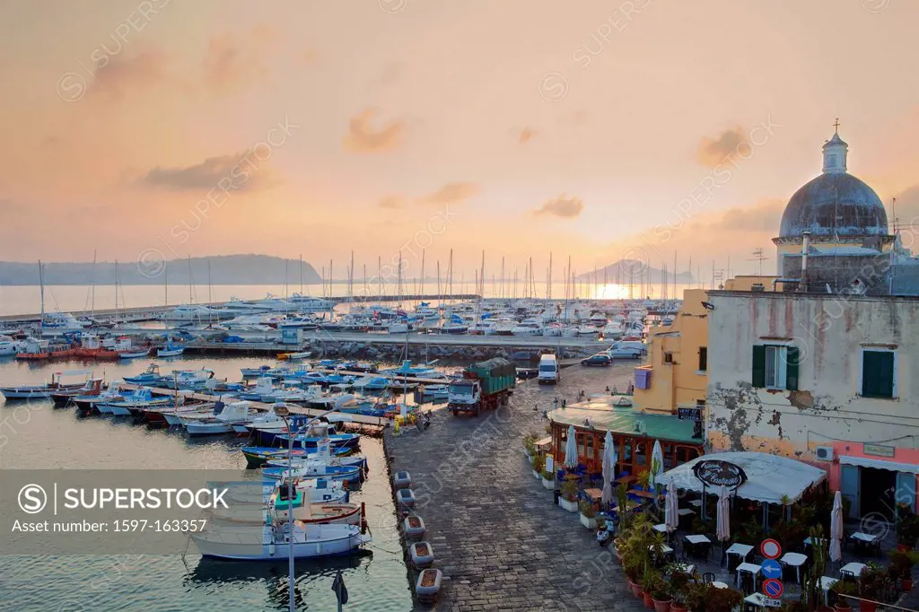 Marina Grande, Procida Island, Bay of Naples, Campania, Italy
