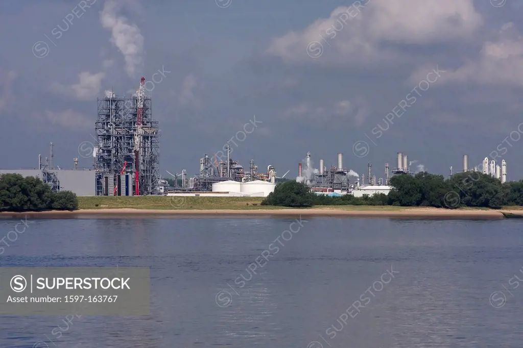 architecture, construction, industrial, complex, tank, chemistry, Elbe shore, Stade, industry, factory, building, conduits, plumbing, dow chemical, Ge...
