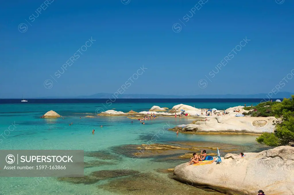 Chalkidiki, Greece, Halkidiki, Travel, vacation, Europe, European, day, Portokali Beach, Kavourotypes, Sithonia, beach, seashore, beaches, seashores, ...