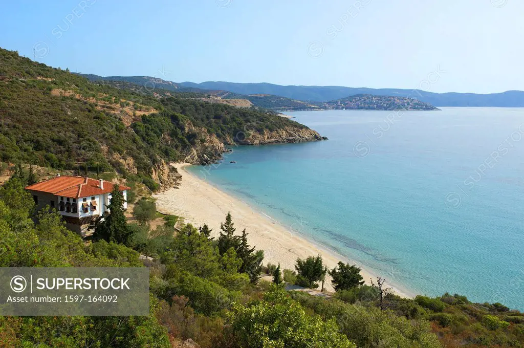 Chalkidiki, Greece, Halkidiki, Travel, vacation, Europe, European, day, sand beach, sand beaches, beach, seashore, beaches, seashores, coast, coasts, ...