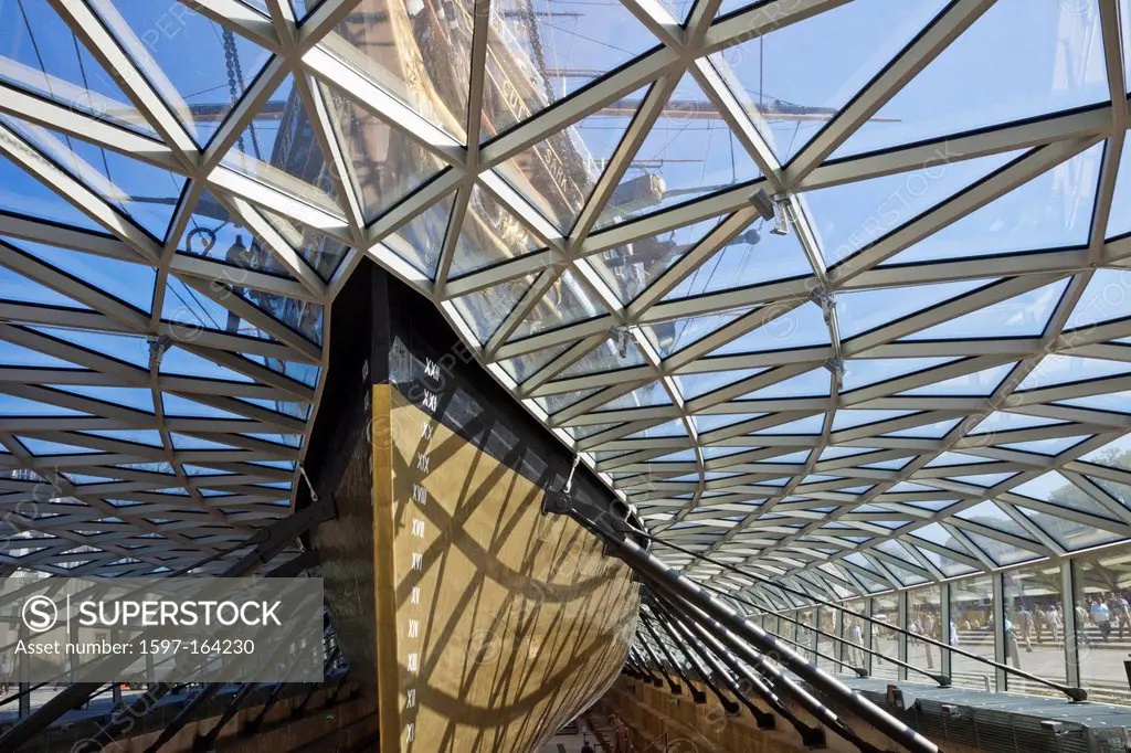 UK, United Kingdom, Great Britain, Britain, England, Europe, London, Greenwich, Cutty Sark, Ship, Boat, UNESCO, World Heritage, Site