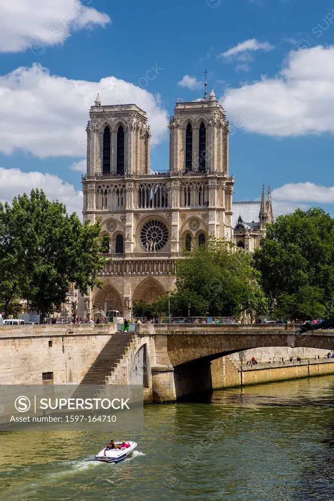 France, Europe, travel, Paris, City, Notre Dame, Cathedral, Seine, River, architecture, boat, skyline, tourism, Unesco, walk