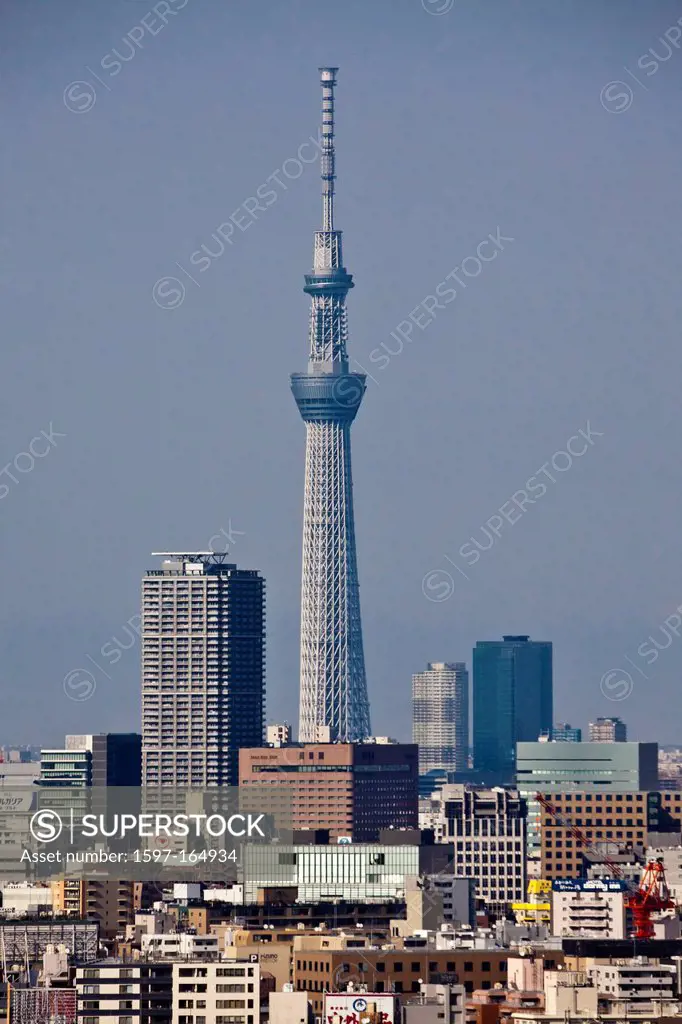 Japan, Asia, holiday, travel, Tokyo, City, Sky Tree, Tower, skyline, buildings