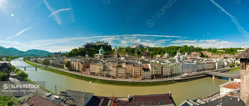 Salzburg, Saint Peter, fortress, fortress Hohensalzburg, castle, church, faith, religion, art, skill, culture, cathedral, dome, Peter, Franciscan, ste...