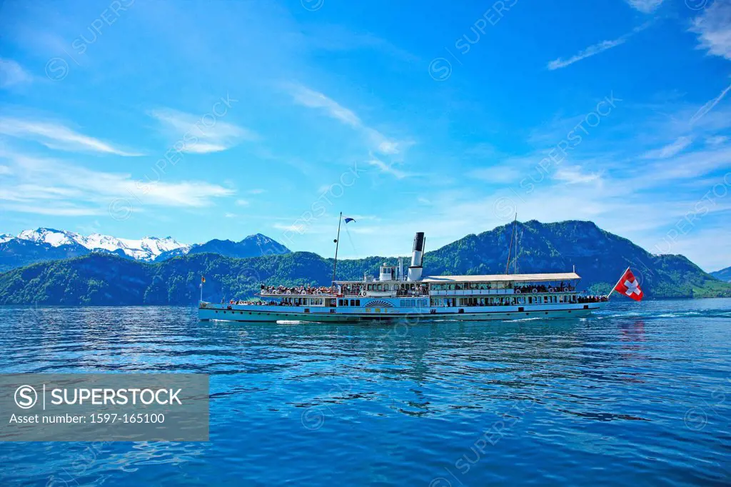 Switzerland, Lake Lucerne, Weggis
