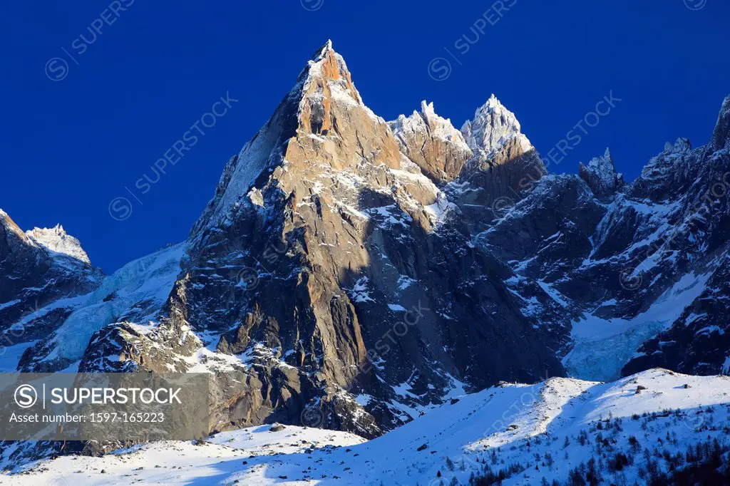 Aguilles, Aiguilles du Chamonix, Alps, afterglow, alpenglow, mountain, mountain panorama, mountains, massif, mountain panorama, Chamonix, cliff needle...