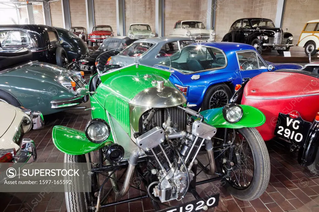 UK, United Kingdom, Great Britain, Britain, England, Europe, Hampshire, New Forest, Beaulieu, National Motor Museum, Museum, Museums, Cars, Vintage Ca...