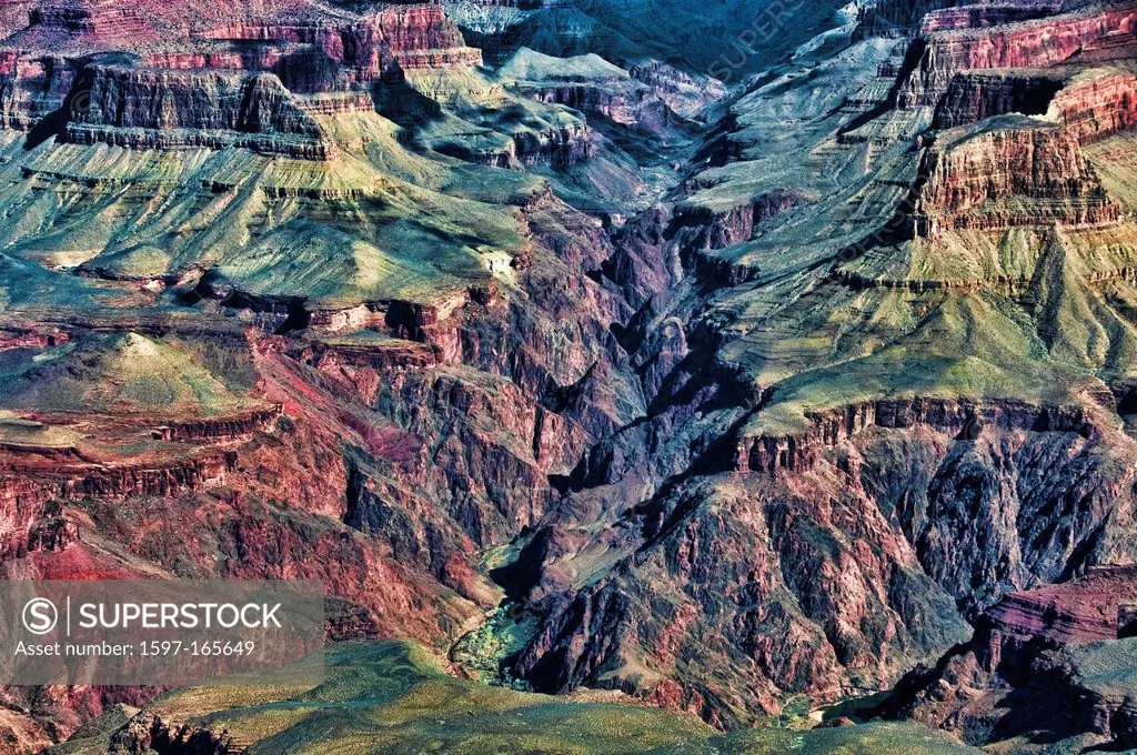 grand canyon, national park, view, south rim, USA, Vereinigte Staaten, Amerika, Arizona, rocks, plateau