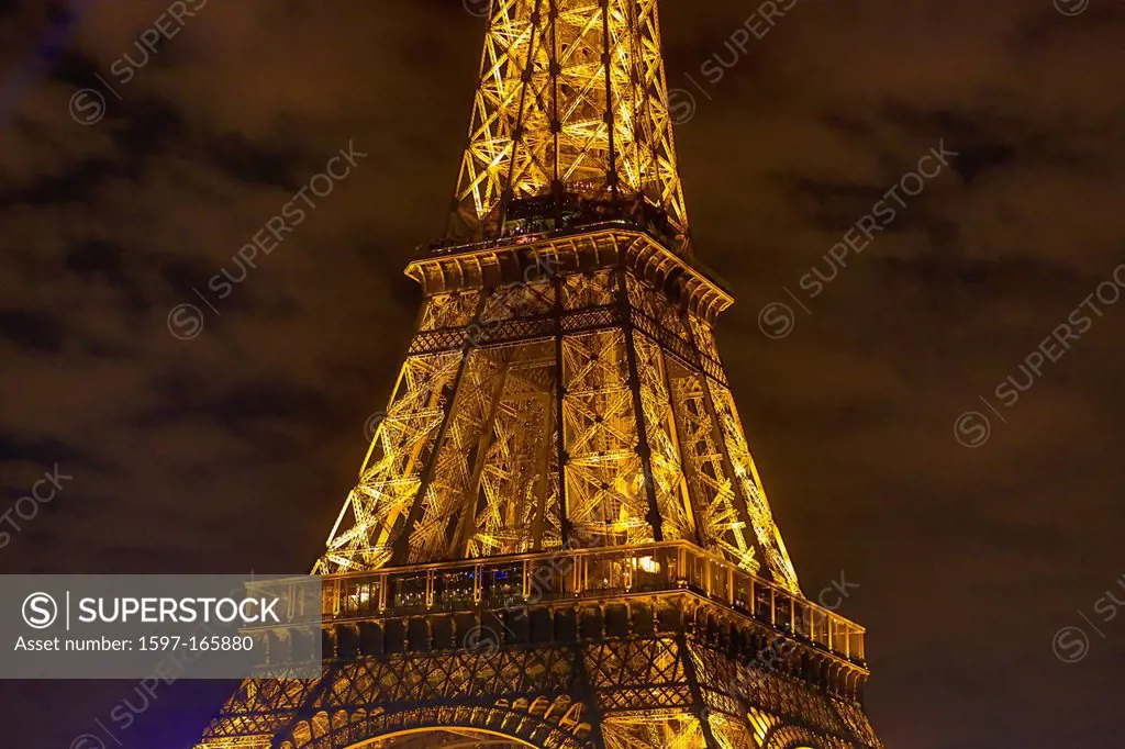 France, Europe, travel, Paris, City, Eiffel Tower, architecture, art, artistic, Eiffel, lights, monumental, night, river, tower, skyline, symbol