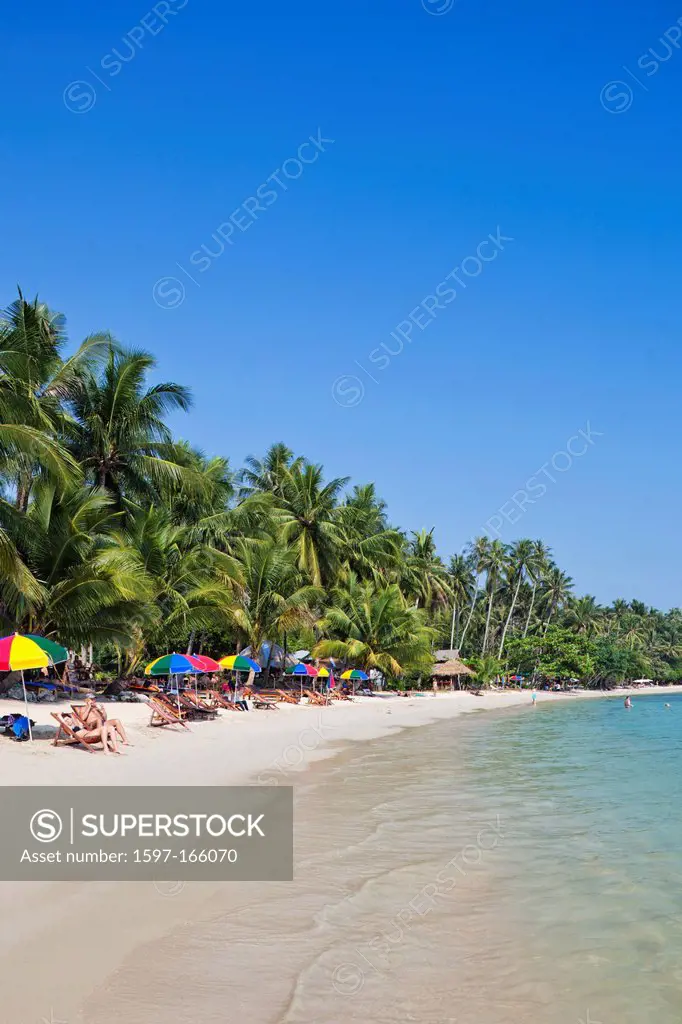 Asia, Thailand, Trat Province, Koh Chang, Ko Chang, Khong Koi Beach, Beach, Beaches, Tropical Beach, Palm Beach, Palm Tree, Palm Trees, Sea, Sand, Par...