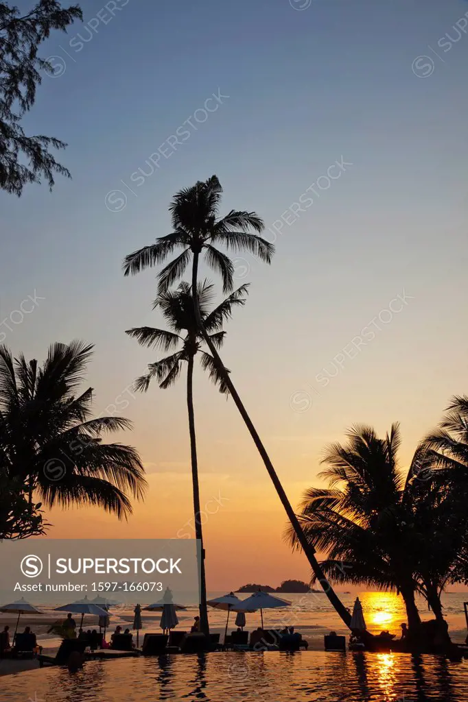 Asia, Thailand, Trat Province, Koh Chang, Ko Chang, Klong Prao Beach, Beach, Beaches, Tropical Beach, Palm Beach, Palm Tree, Palm Trees, Sea, Sand, Pa...