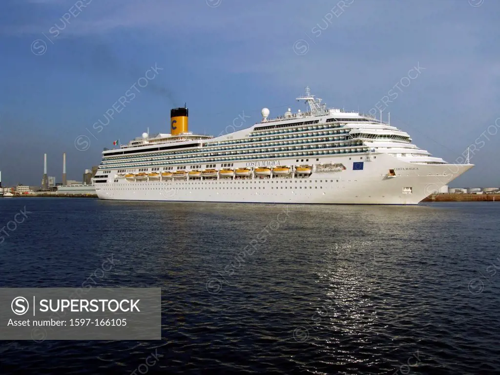 Costa Magica, Cruise Ship, Le Havre, France, ship, travel, holiday