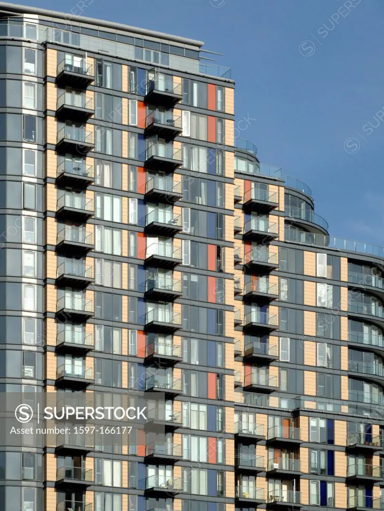 Ability Place, Apartments, Isle of Dogs, London, England, Europe, building