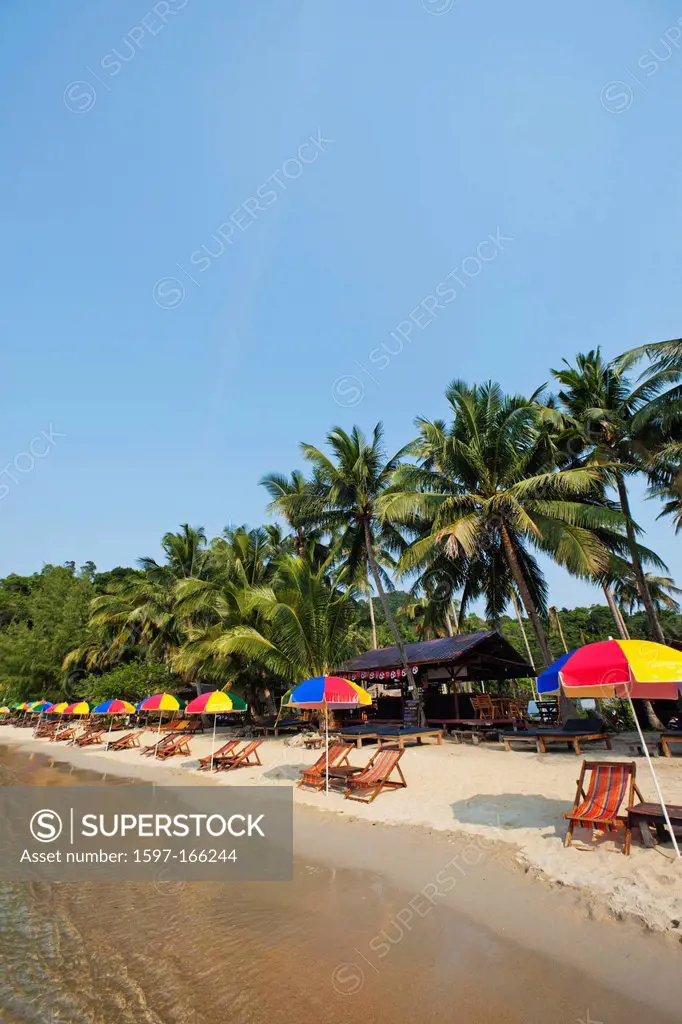 Asia, Thailand, Trat Province, Koh Chang, Ko Chang, Khong Koi Beach, Beach, Beaches, Tropical Beach, Palm Beach, Palm Tree, Palm Trees, Sea, Sand, Par...