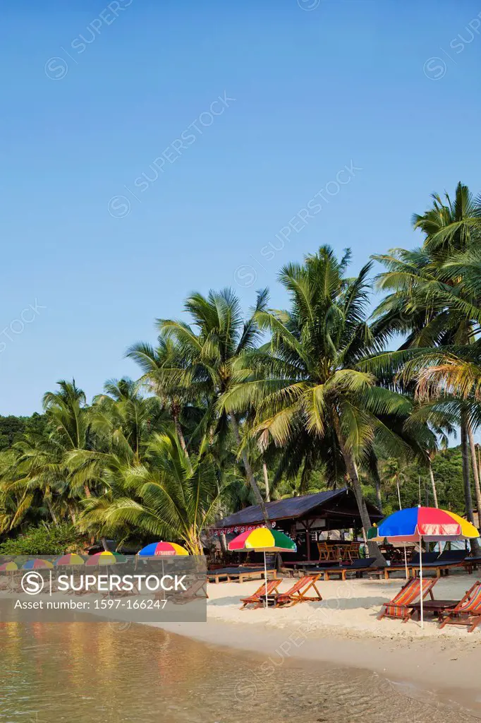 Asia, Thailand, Trat Province, Koh Chang, Ko Chang, Khong Koi Beach, Beach, Beaches, Tropical Beach, Palm Beach, Palm Tree, Palm Trees, Sea, Sand, Par...