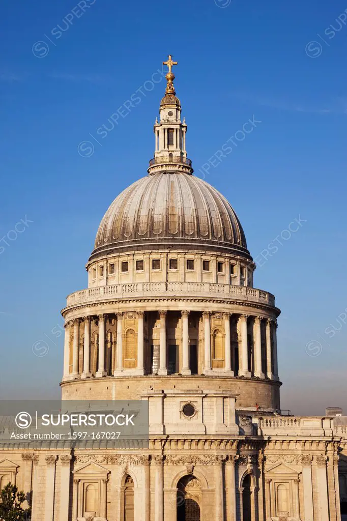 UK, United Kingdom, Europe, Great Britain, Britain, England, London, St. Paul´s, St. Pauls Cathedral, Cathedral, Cathedrals, Dome, Tourism, Travel, Ho...