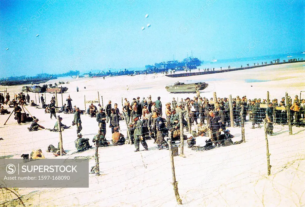Operation, Overlord, Normandy, Canadian, Infantry, Juno Beach, Bernières_sur_Mer, D_Day, soldiers, World War II, Department Calvados, France, 1944, co...