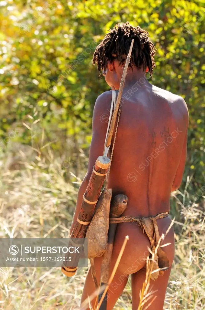 Africa, Bushmen, Namibia, bow, arrow, clan, hunter, hunter, gatherer, hunting, man, natural, nomad, primitive, tribe, vertical