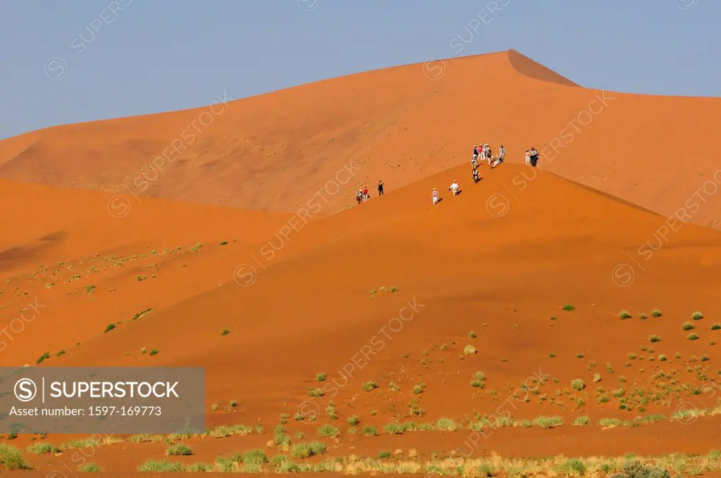 Africa, Dunes, Hiking, Hills, Namib, Naukluft, Park, Namibia, Sossusvlei. people, desert, hike, horizontal, men, people, pyramid, red, sand, tourism, ...