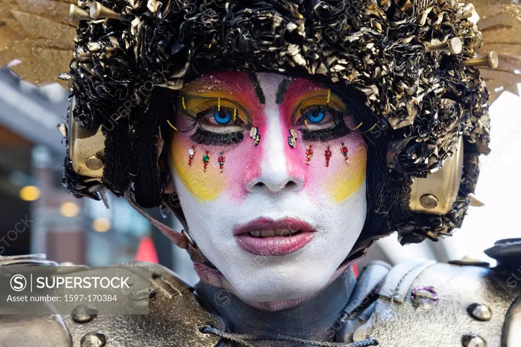 England, London, The Annual Gay Pride Parade, Participant Portrait