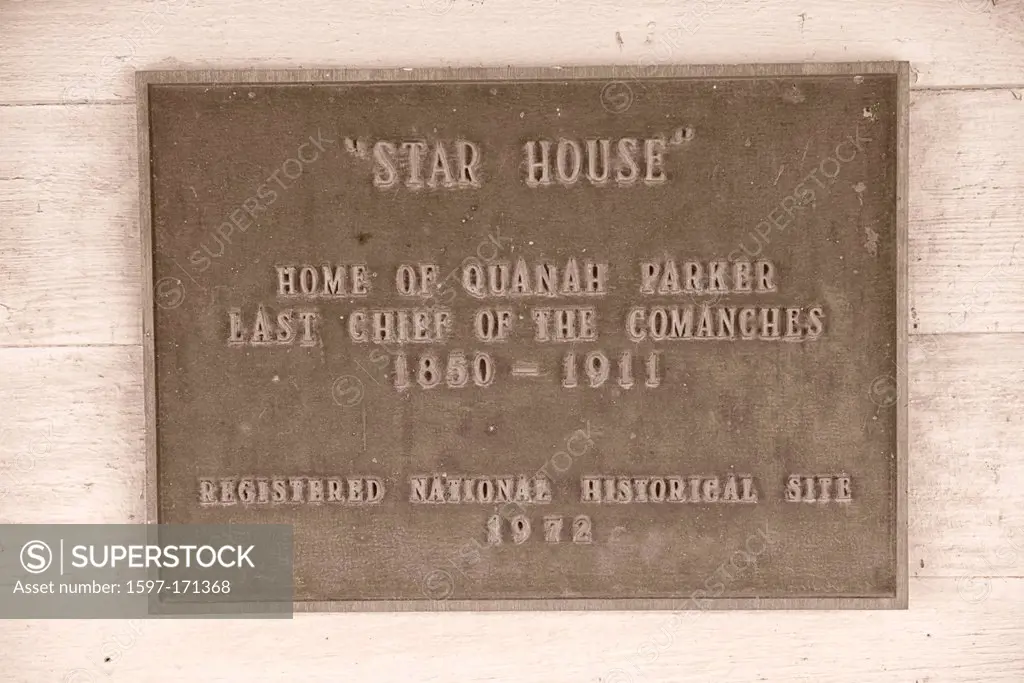 USA, United States, America, North America, Oklahoma, Comanche, Cache, house, abandoned, historic, register, national, chief, indian, Quanah Parker