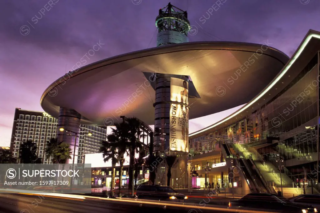 Fashion Show Mall, Las Vegas, Las Vegas Boulevard, Nevada, Strip, USA, America, United States, architecture, modern,