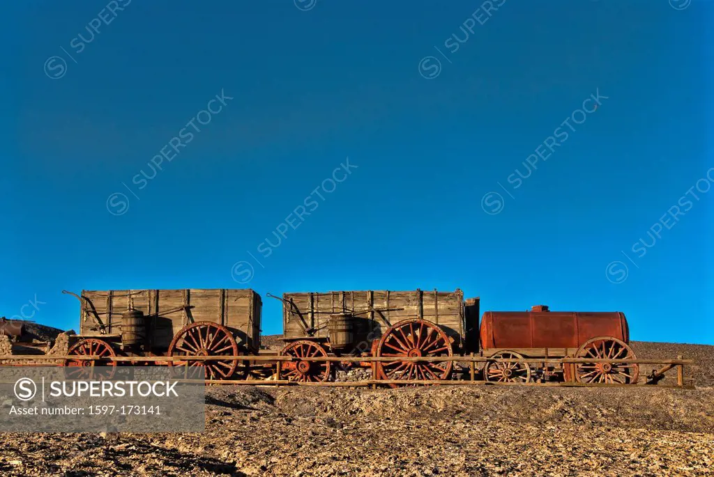 20, mule team, borax, ruins, death valley, national, park, California, USA, United States, America, ghost town, cart