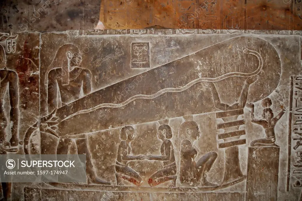 The Dendera light, controversially used by many as proof that the ancient egyptians had access to electricity in the crypt of the ancient Egyptian fer...
