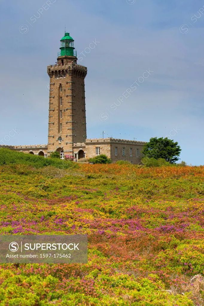 Cap Fréhel, France, Europe, Brittany, department Côtes d´Armor, coast, lighthouse