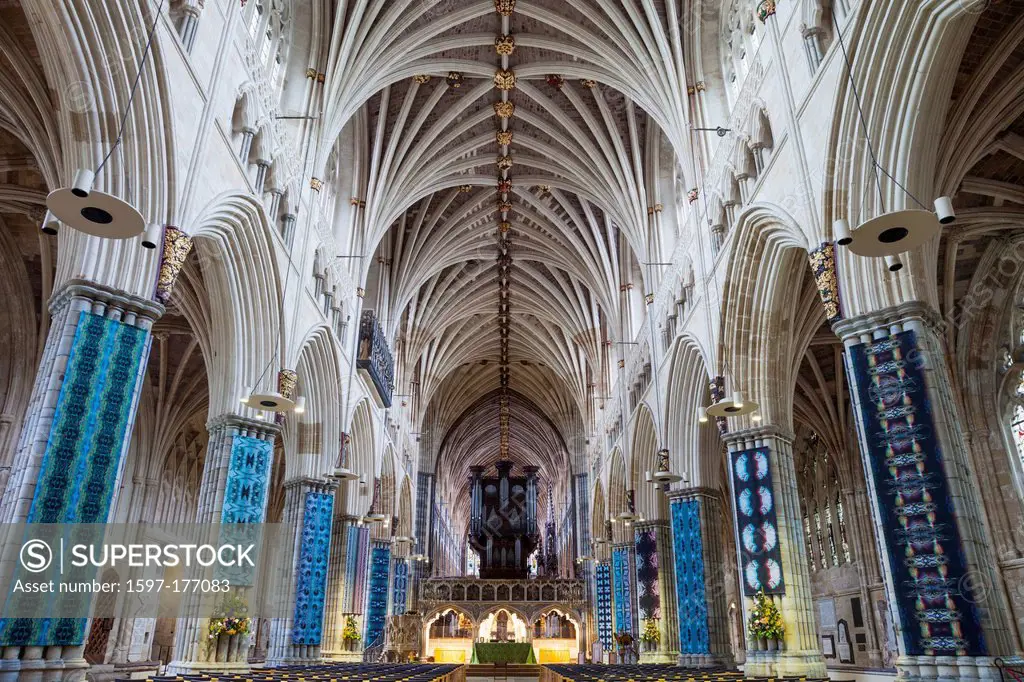 England, Devon, Exeter, Exeter Cathedral