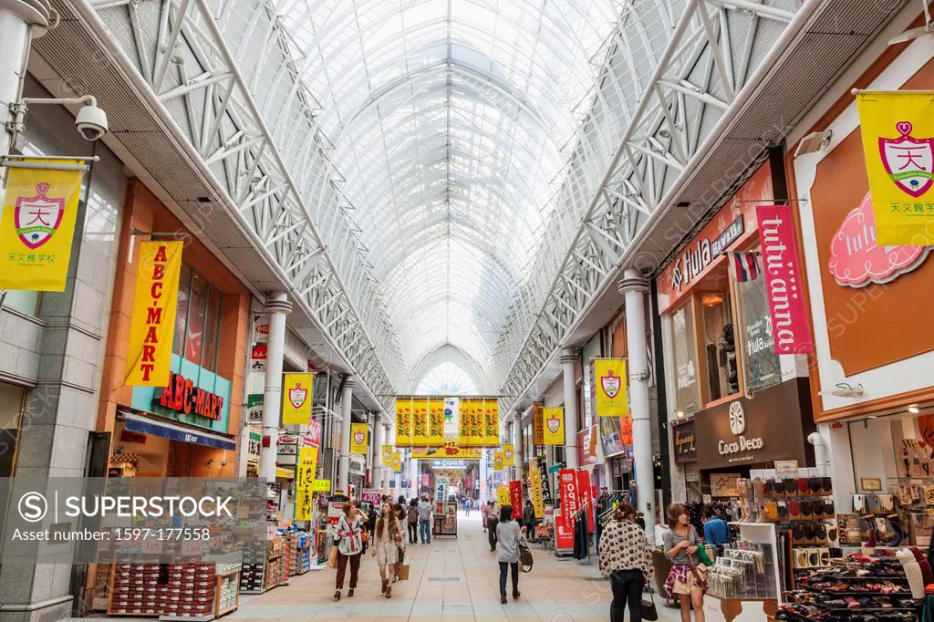 Japan, Kyushu, Kagoshima, Kagoshima City, Tenmonkan_dori Shopping Arcade