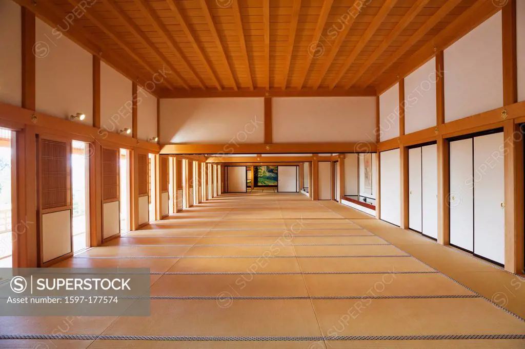 Japan, Kyushu, Kumamoto, Kumamoto Castle, Hon_Maru Goten Palace, Main Hall