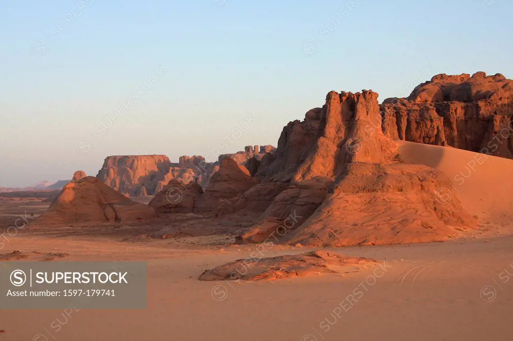 Algeria, Africa, north Africa, desert, sand desert, Sahara, Tamanrasset, Hoggar, Ahaggar, rock, rock formation, Tassili du Hoggar, nature, sand,