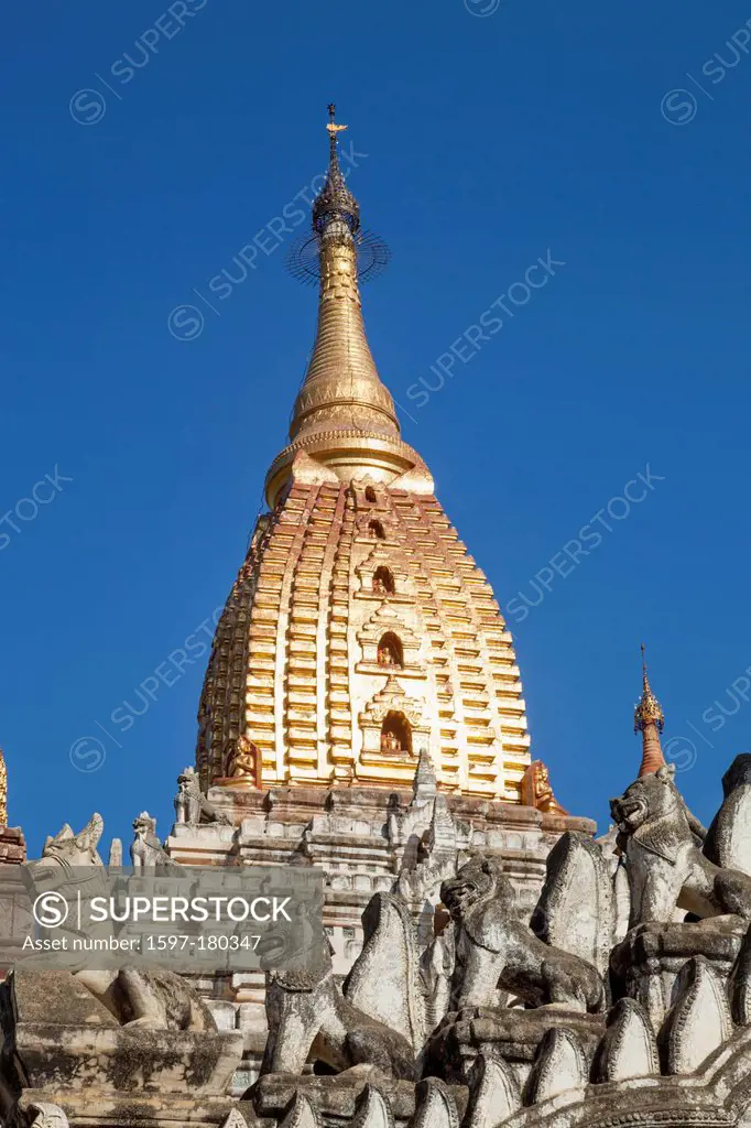 Asia, Myanmar, Burma, Bagan, Ananda Temple, Temple, Temples, Stupa, Stupas